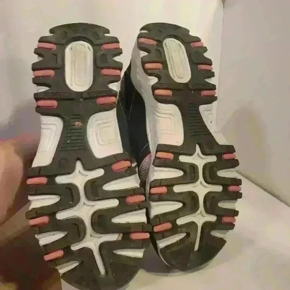 Champion Women Walking Shoes Sneakers Size 8 1/2W - Black Pink - Picture 6 of 6